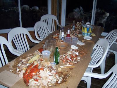 Crab mess in Maryland
