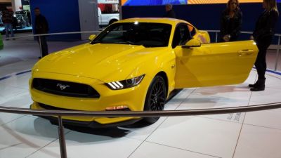 new Mustang at 2014 Chicago Auto Show

