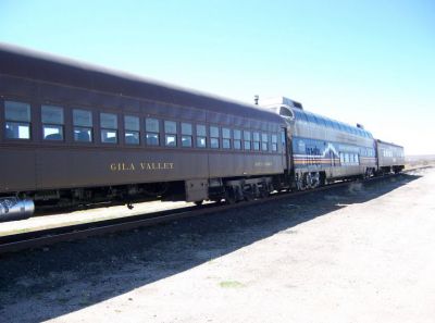 Copper Spike Train in Globe, Arizona
