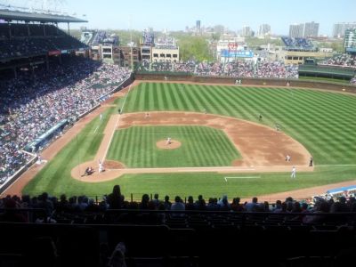 Cubs game in May

