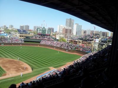 Cubs game in May
