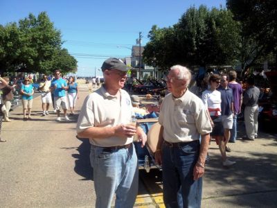 Bob Canfied with Bruce Magers at Meet 2012 in Ocean Grove, New Jersey
