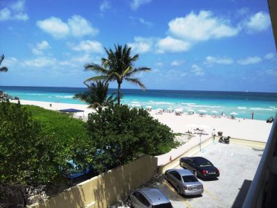 View from Miami Hotel (the Thunderbird in Sunny Isles Beach)
