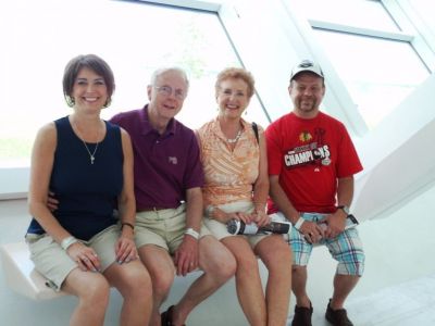 Joanna Garvey, Bruce Magers, Margie Springer and Frank Ochal at Milwaukee Art Museum
