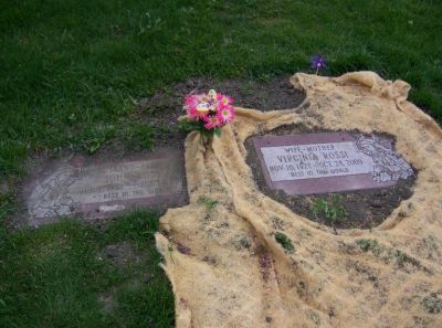 Mother's Day
Visit to cemetery on 1st Mother's Day without her. Headstone reads "Best in the World" - the same as dad's to the left of her.
