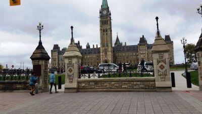 Parliament Hill in Ottawa, Ontario
