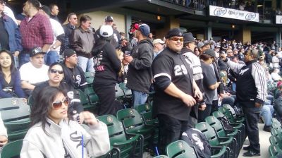 With Pete's group for the annual on White Sox opening day outing.
