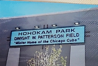 Cubs spring training Hohokam Park Mesa AZ
