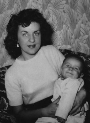 Baby Frank with mom

