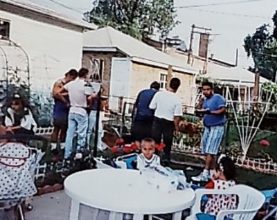 Backyard party
