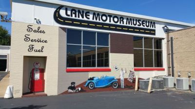 Existing MG Poster in Lane Motor Museum in Nashville, Tennessee
