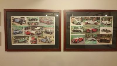 Existing MG Posters in Lane Motor Museum in Nashville, Tennessee
