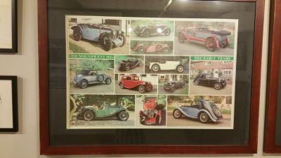 Existing MG Poster in Lane Motor Museum in Nashville, Tennessee
