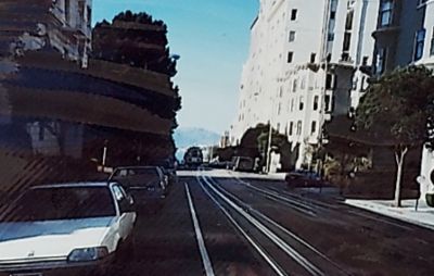 San Francisco trolley track
